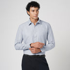 LIGHT GRAY OXFORD SOLID SHIRT