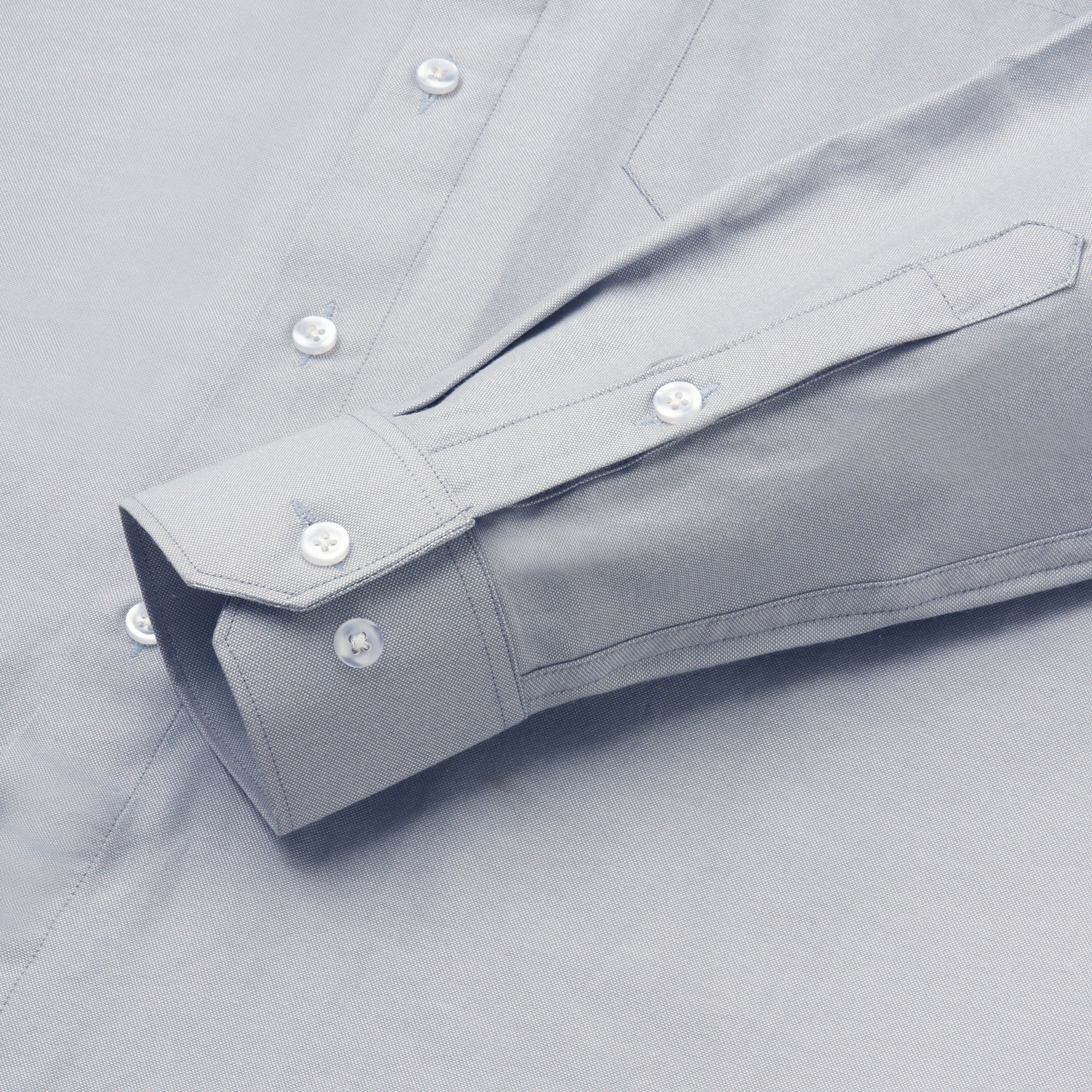 LIGHT GRAY OXFORD SOLID SHIRT