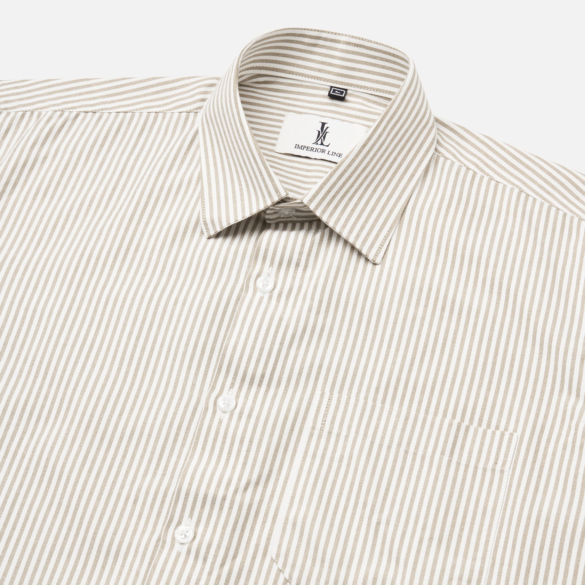 MUSTARD BENGAL STRIPE OXFORD SHIRT