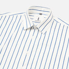 ROYAL BLUE & WHITE PIN STRIPE SHIRT