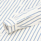 ROYAL BLUE & WHITE PIN STRIPE SHIRT