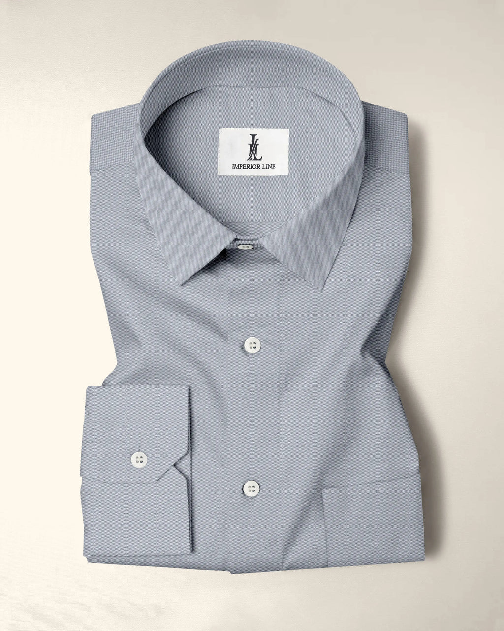 LIGHT GRAY OXFORD SOLID SHIRT