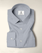 LIGHT GRAY OXFORD SOLID SHIRT