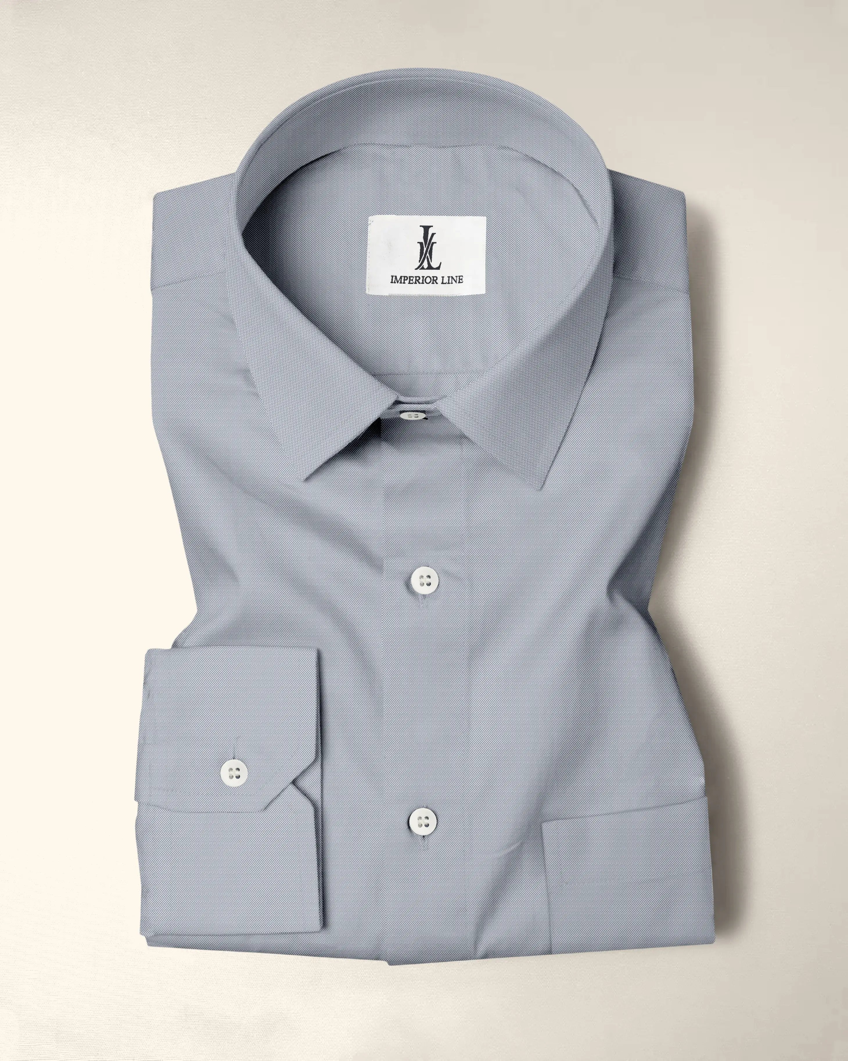 LIGHT GRAY OXFORD SOLID SHIRT