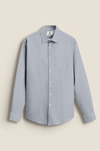 LIGHT GRAY OXFORD SOLID SHIRT