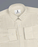 MUSTARD BENGAL STRIPE OXFORD SHIRT