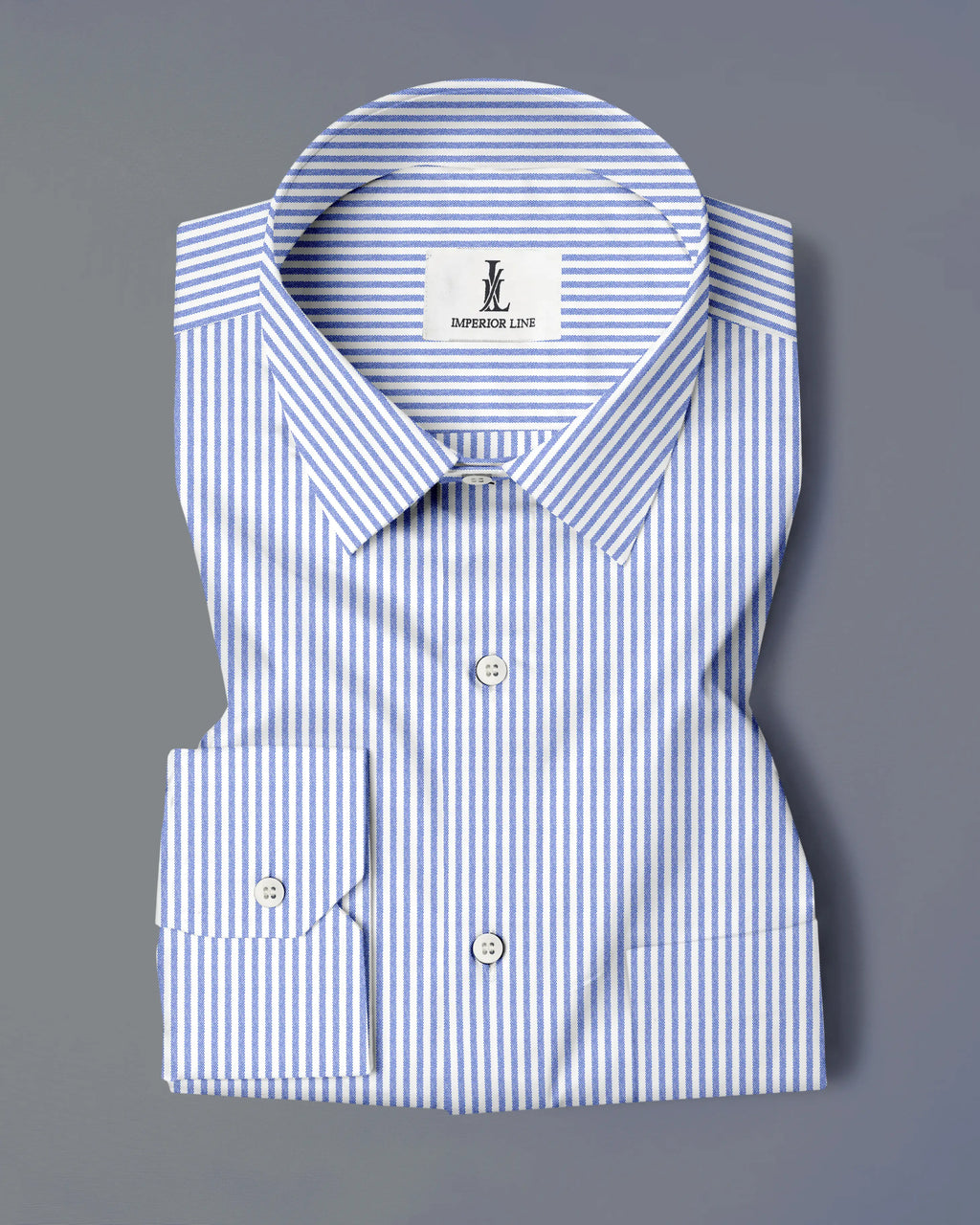 BLUE & WHITE BENGAL STRIPE OXFORD SHIRT