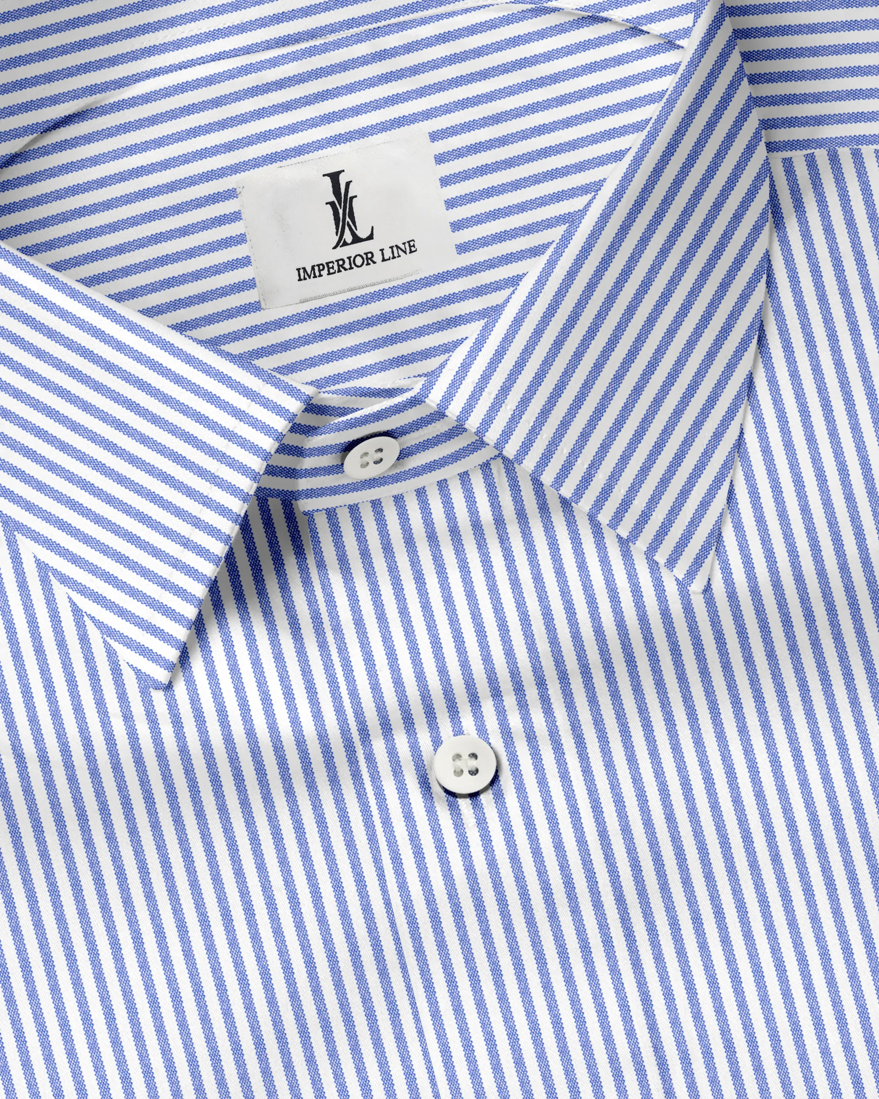 BLUE & WHITE BENGAL STRIPE OXFORD SHIRT