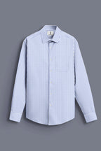 BLUE & WHITE BENGAL STRIPE OXFORD SHIRT